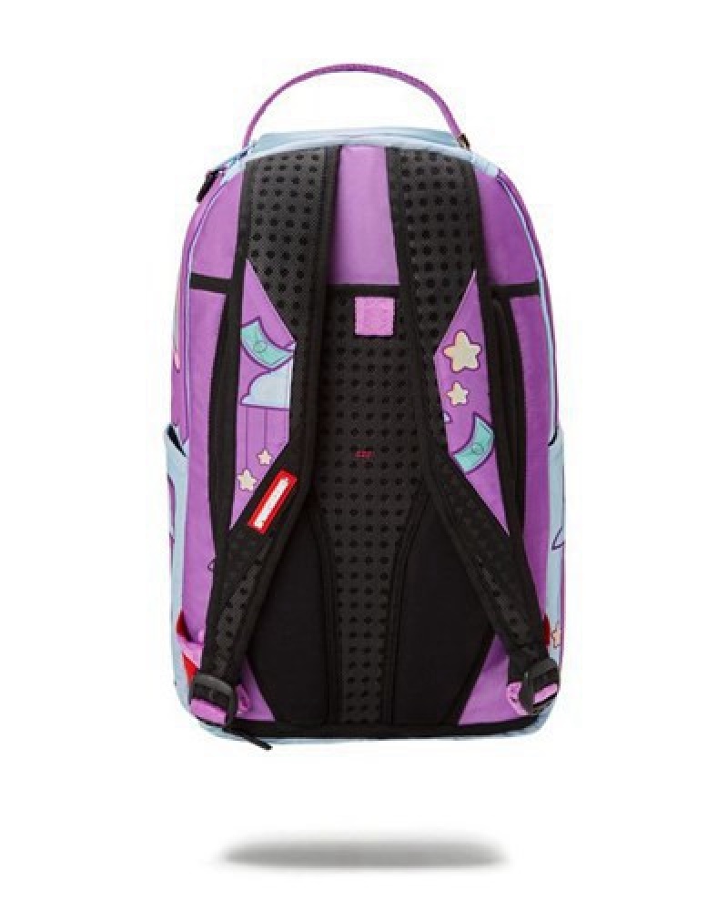 Pink Sprayground Kitty Money Napsack スプレーグラウンド (Dlxr) Backpacks | 24510-ELOP