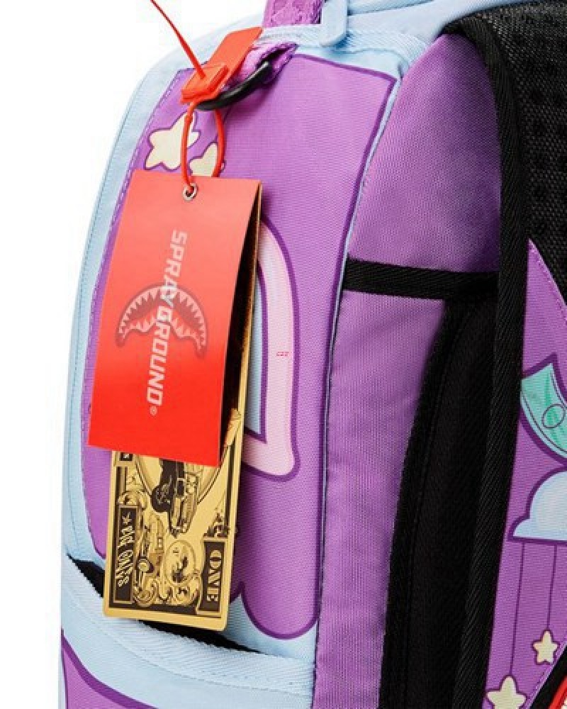 Pink Sprayground Kitty Money Napsack スプレーグラウンド (Dlxr) Backpacks | 24510-ELOP