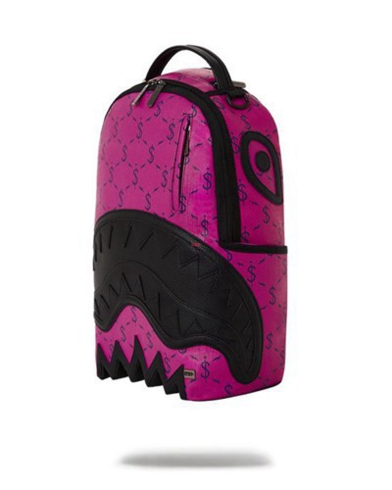 Pink Sprayground Napdragon (Dlxv) Backpacks | 09385-DBCL