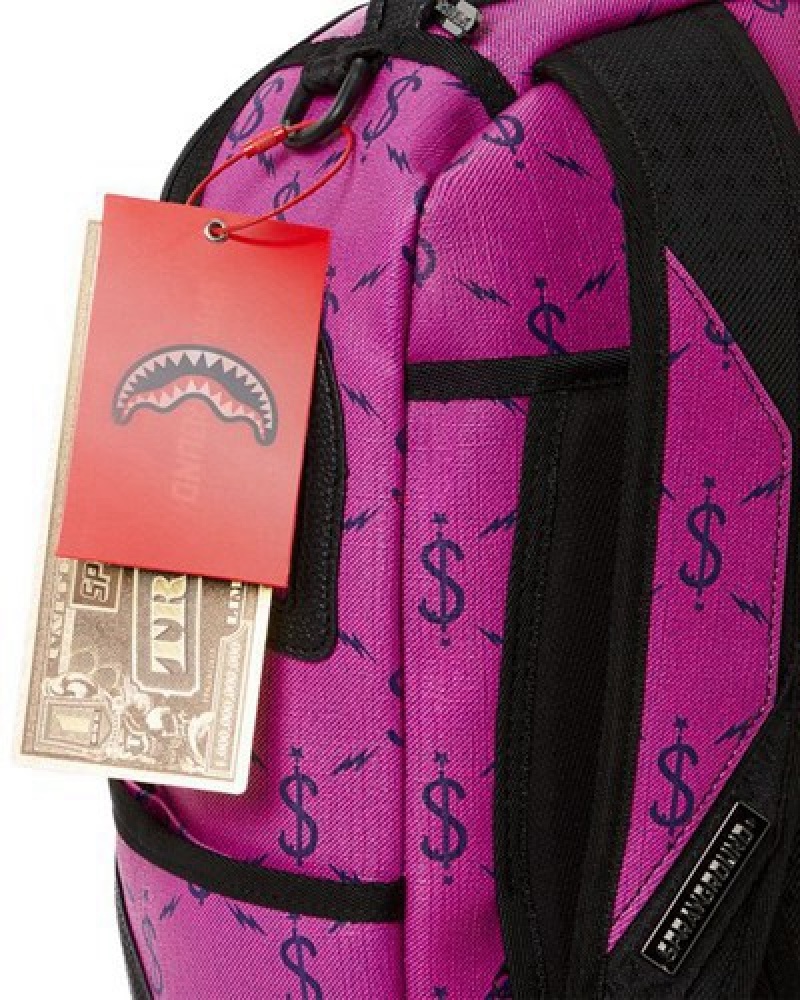 Pink Sprayground Napdragon (Dlxv) Backpacks | 09385-DBCL