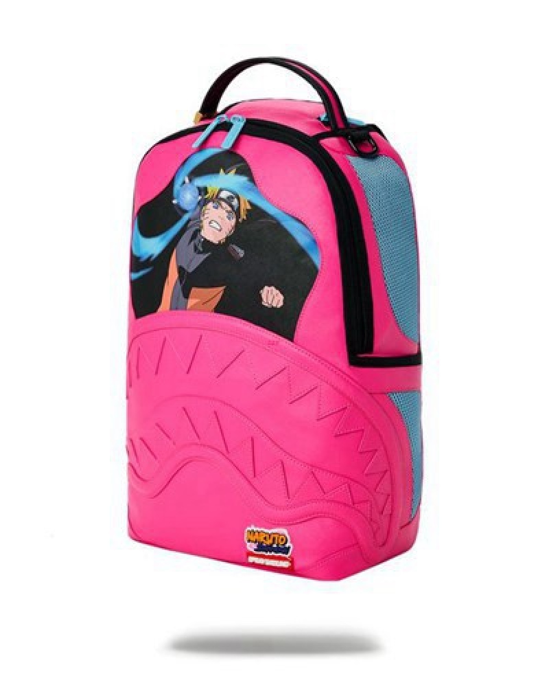 Pink Sprayground Naruto Fashion Killa (Dlxv) Backpacks | 70431-YKTW