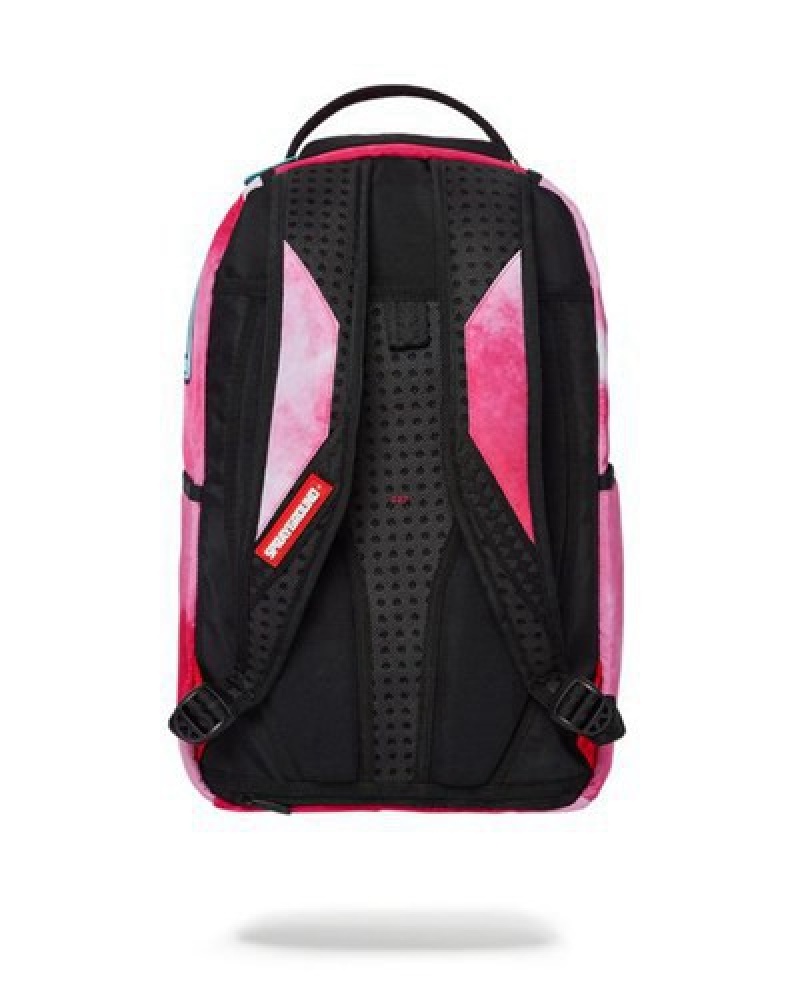 Pink Sprayground Pastel Delight (Dlxr) Backpacks | 09746-KQDE