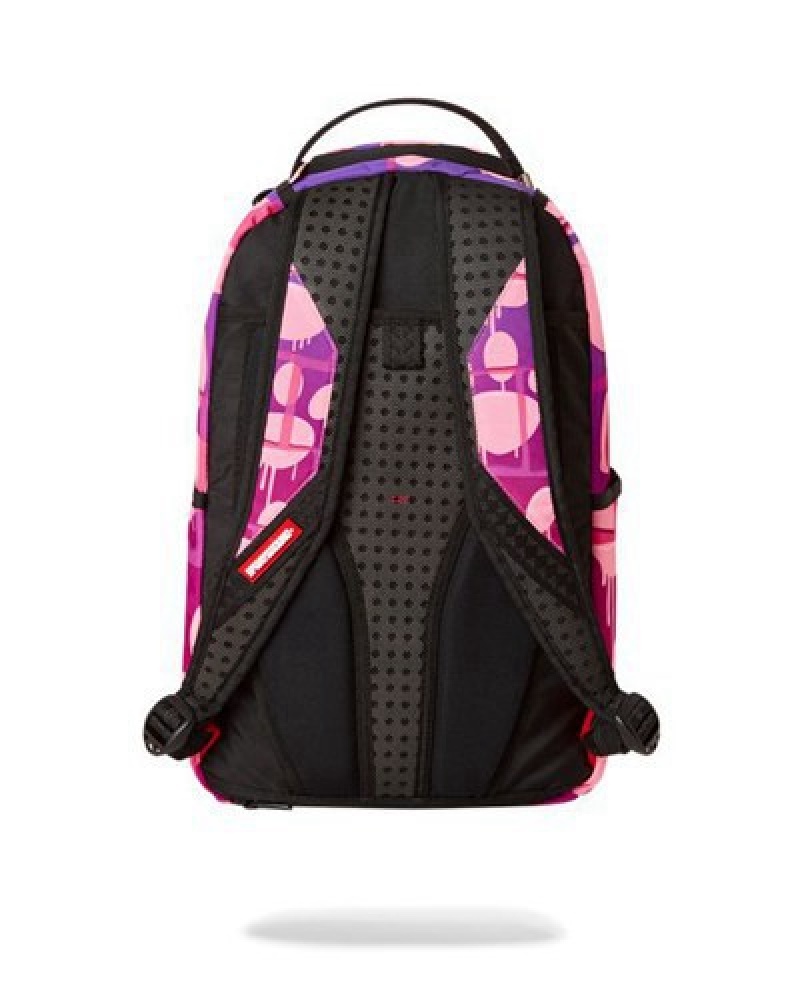 Pink Sprayground Pink Panther Furrrocious Backpacks | 59846-MHUF