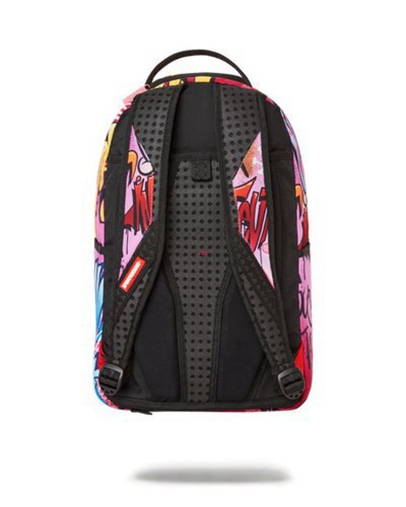 Pink Sprayground Pink Panther On The Run (Dlxr) Backpacks | 92471-FZKI