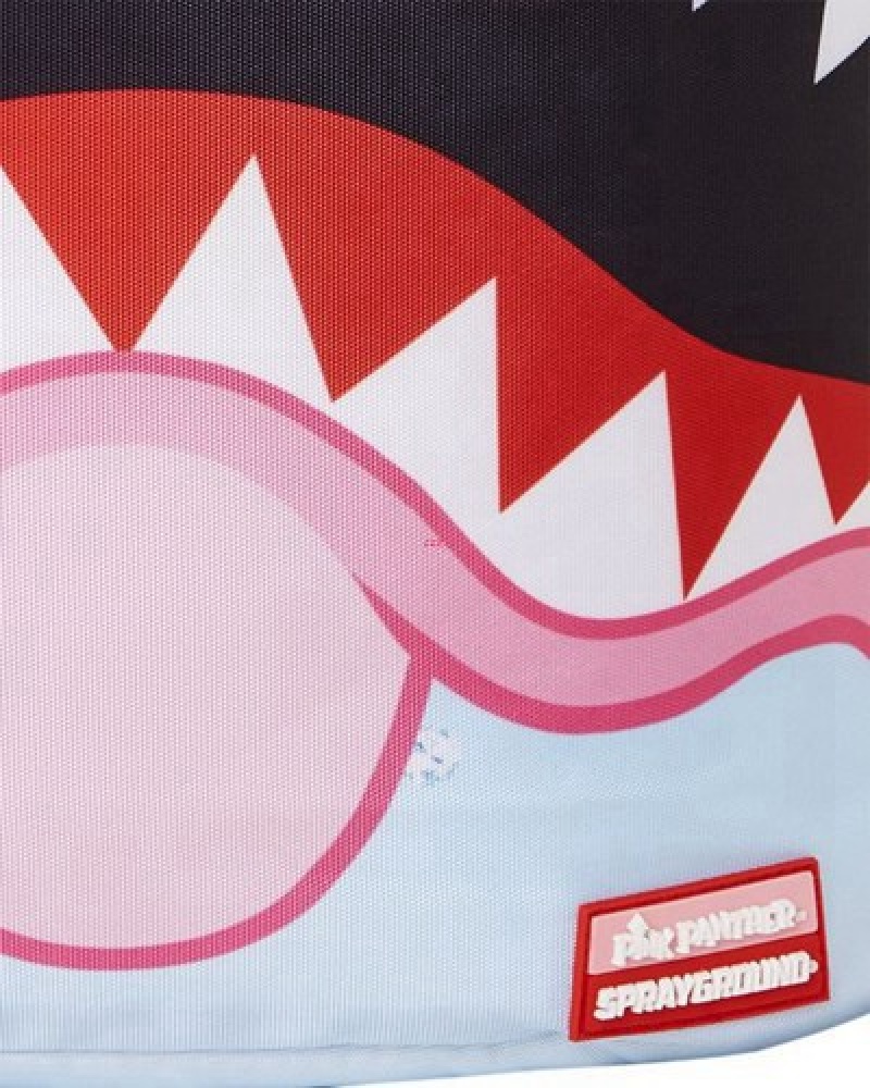 Pink Sprayground Pink Panther Shark Chiller Backpacks | 86730-IOMK