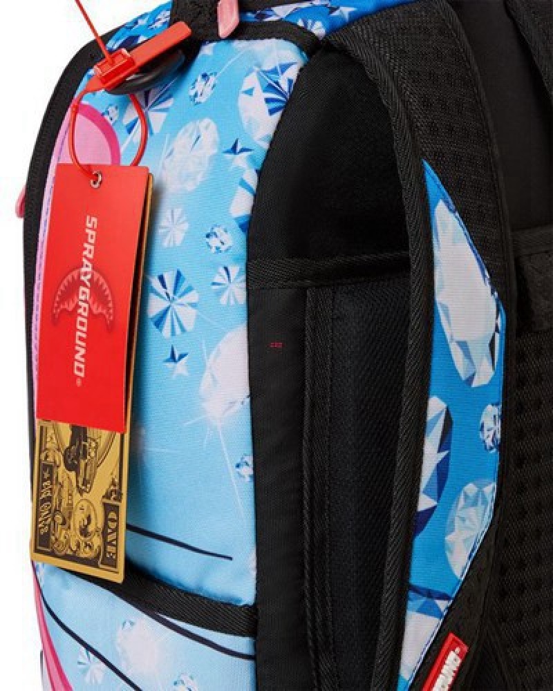 Pink Sprayground Pink Panther Shark Chiller Backpacks | 86730-IOMK