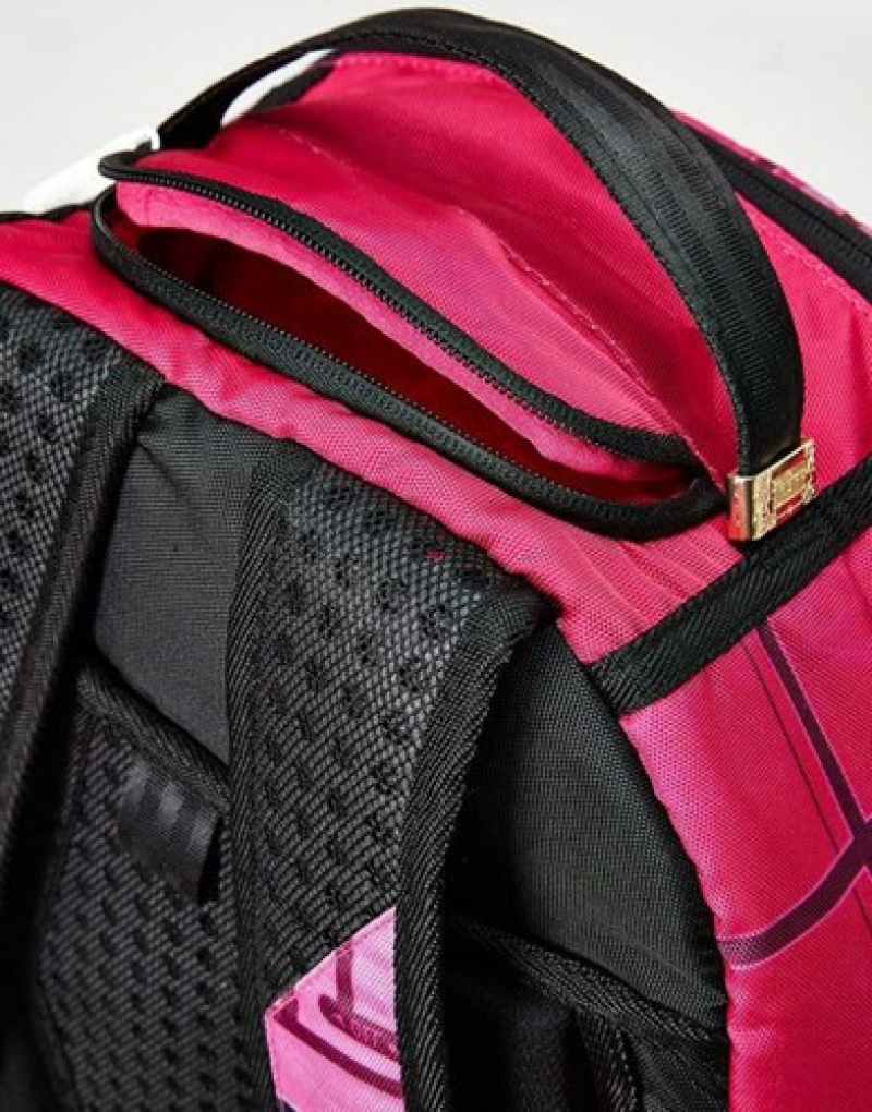 Pink Sprayground Play Me Backpacks | 49516-KJNE