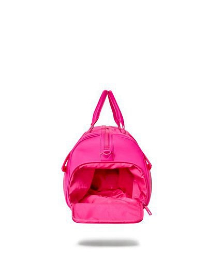 Pink Sprayground Sakura Shock Wave Duffle Bags | 05836-HFKX