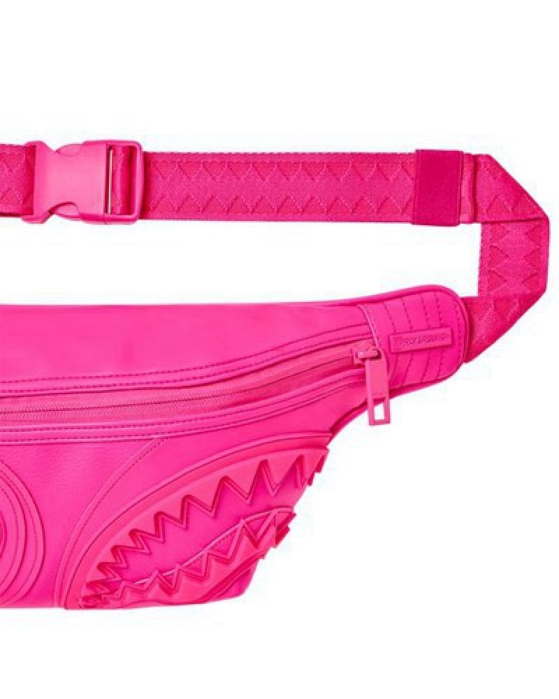 Pink Sprayground Sakura Shock Wave Savvy Crossbody Bags | 23954-EFOB