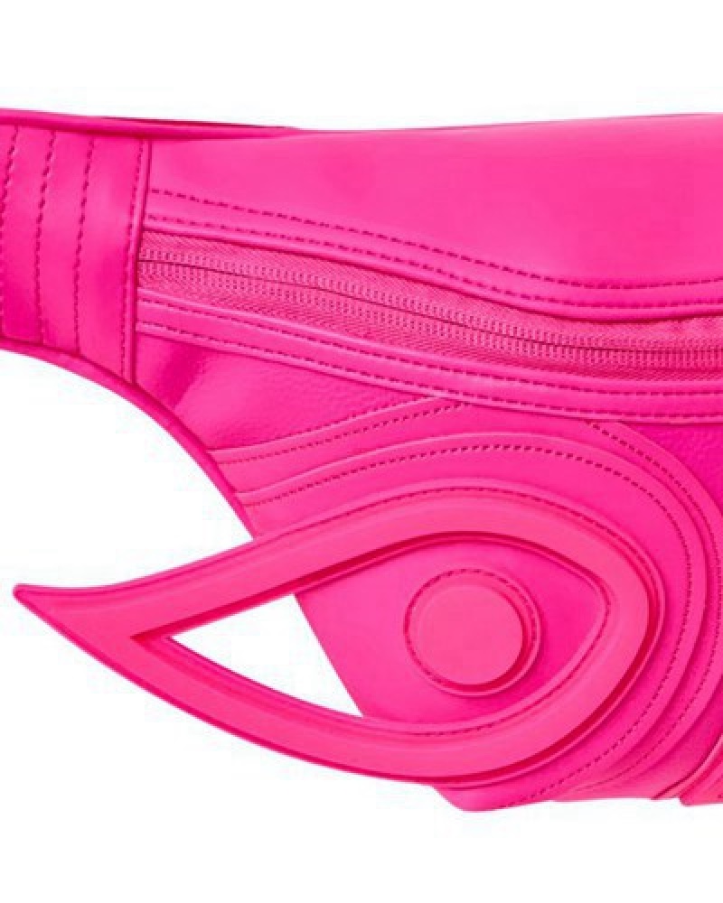 Pink Sprayground Sakura Shock Wave Savvy Crossbody Bags | 23954-EFOB