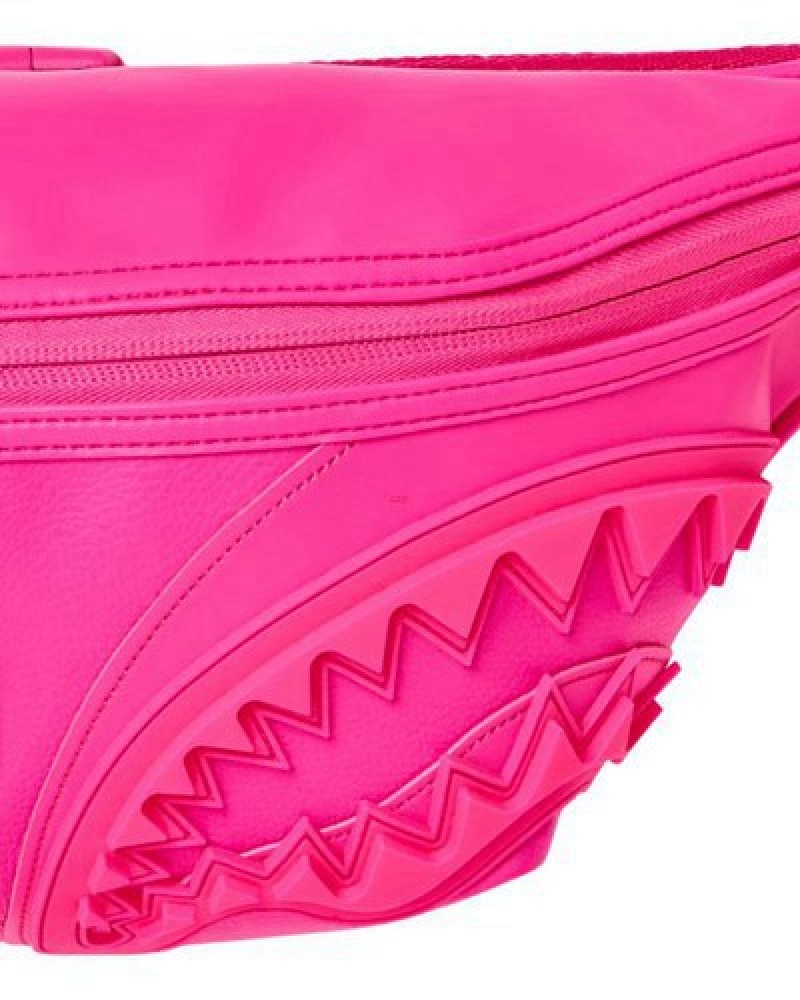 Pink Sprayground Sakura Shock Wave Savvy Crossbody Bags | 23954-EFOB