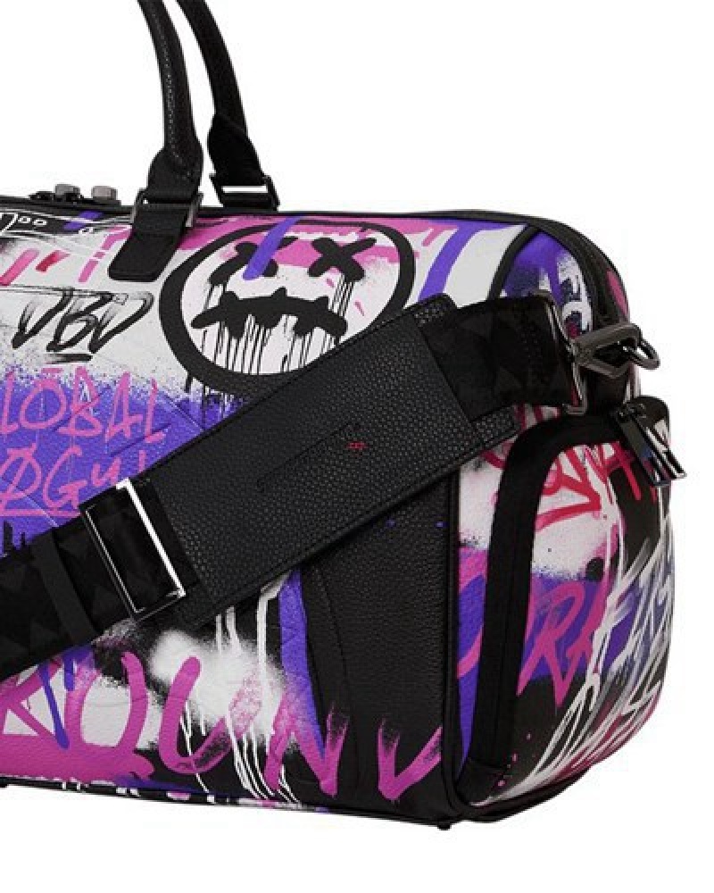 Pink Sprayground Shark Atelier Duffle Bags | 10754-JCLF