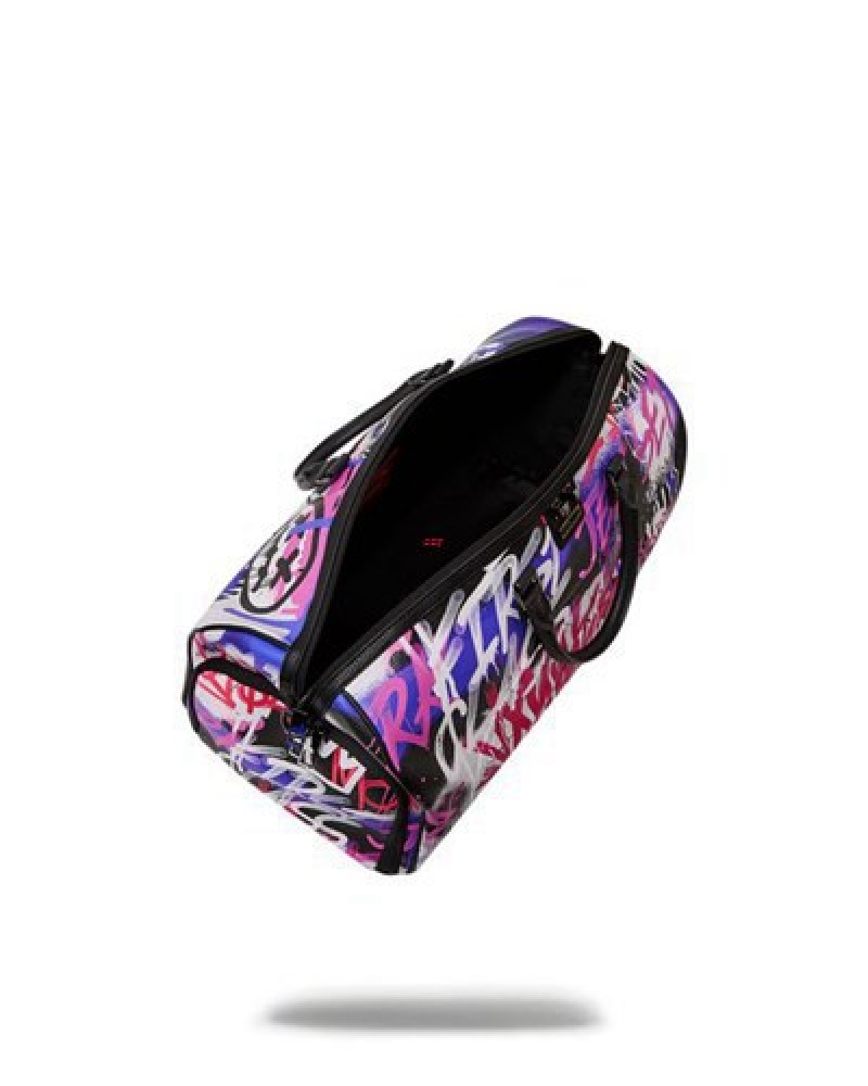 Pink Sprayground Shark Atelier Duffle Bags | 10754-JCLF