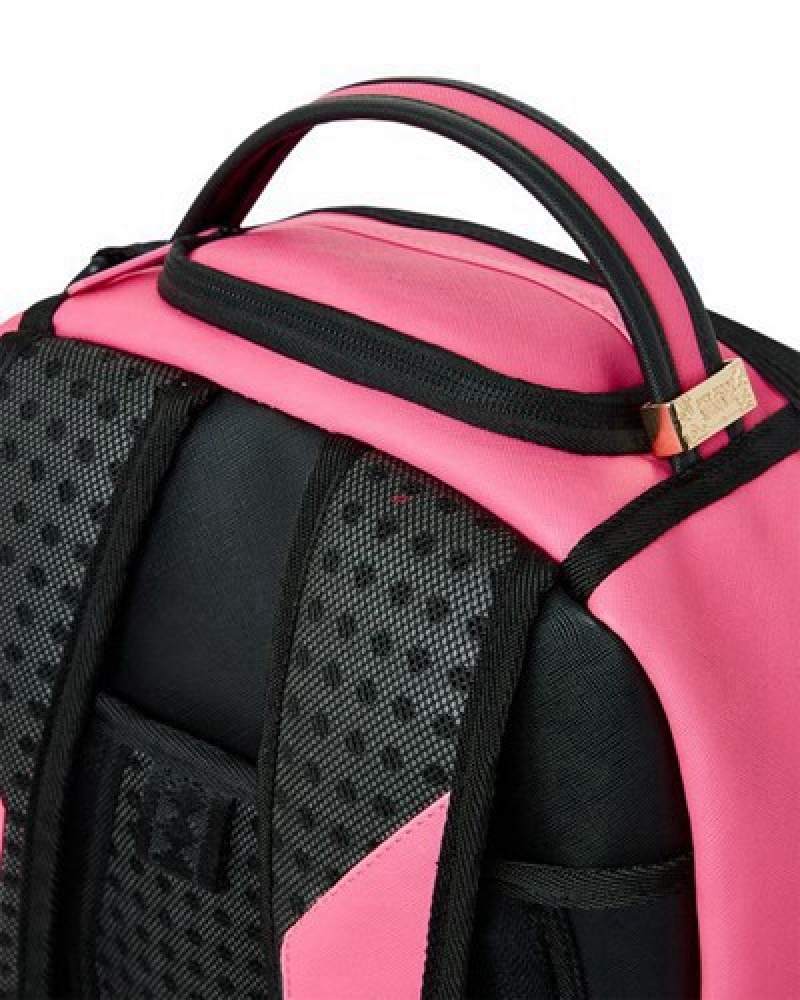 Pink Sprayground Shark Central (Dlxv) Backpacks | 03764-RDHL