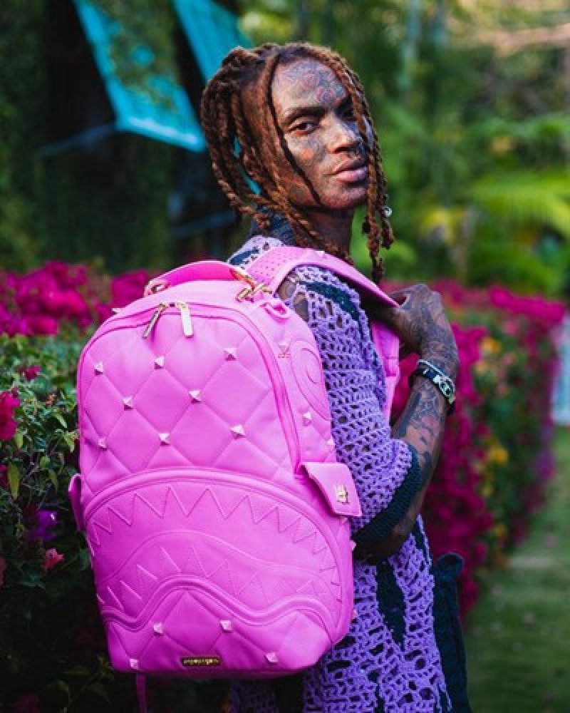 Pink Sprayground Sorbet Stunna (Dlxv) Backpacks | 02713-VQJR