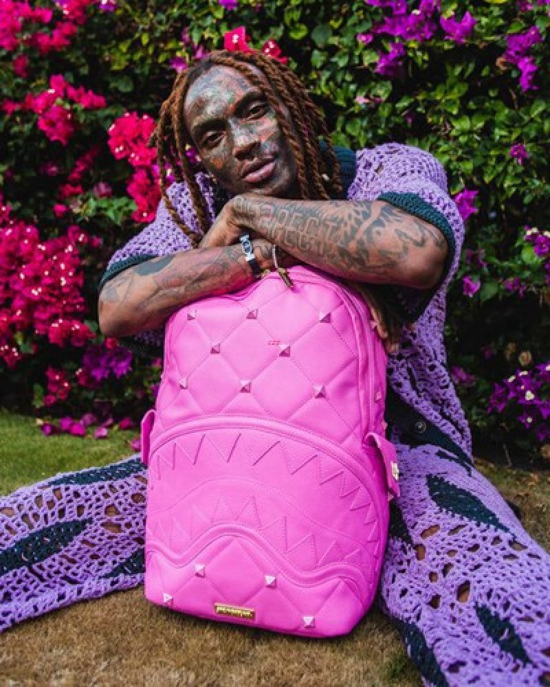 Pink Sprayground Sorbet Stunna (Dlxv) Backpacks | 02713-VQJR