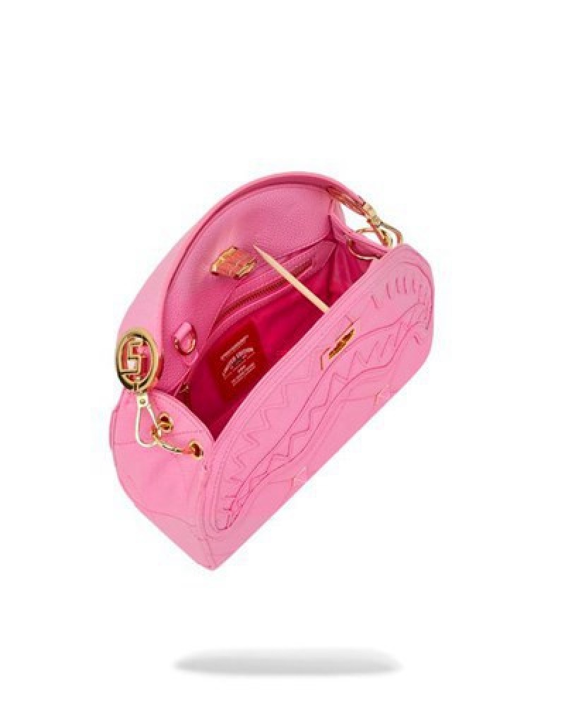 Pink Sprayground Sorbet Stunna Handbag | 80675-RIVC