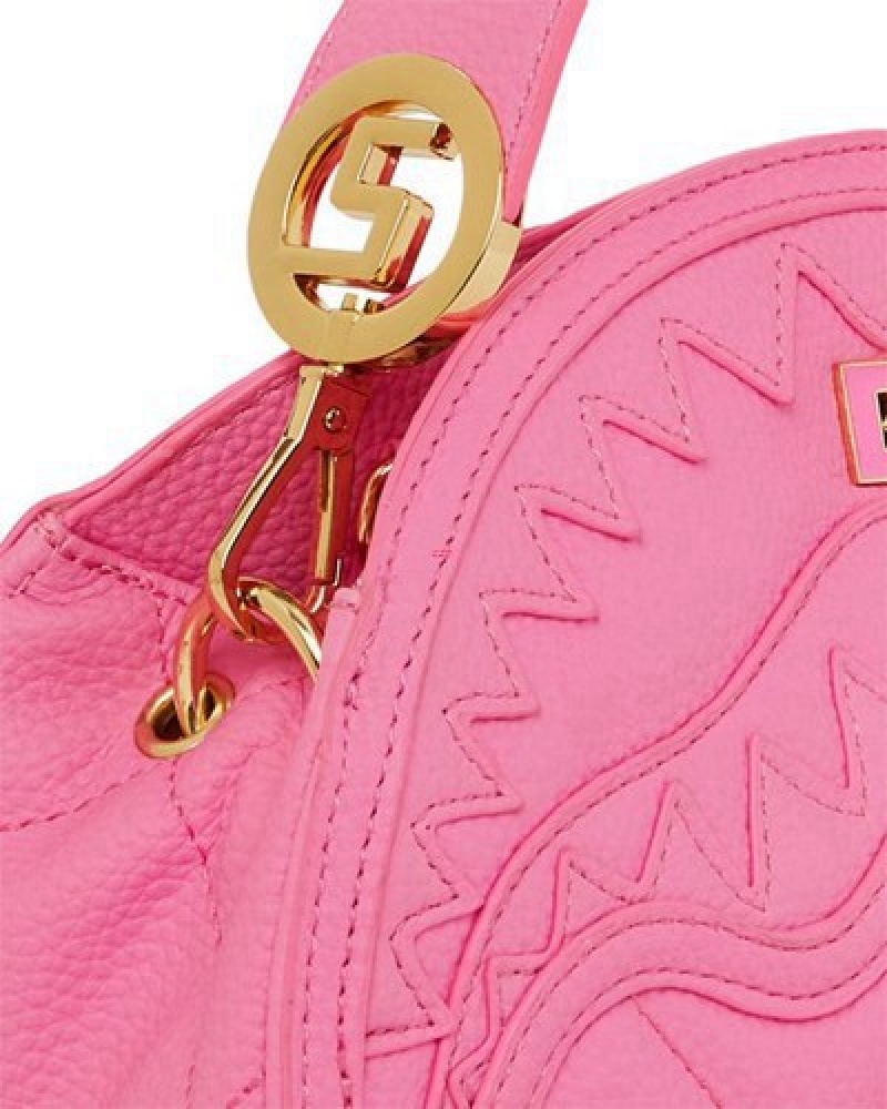 Pink Sprayground Sorbet Stunna Handbag | 80675-RIVC