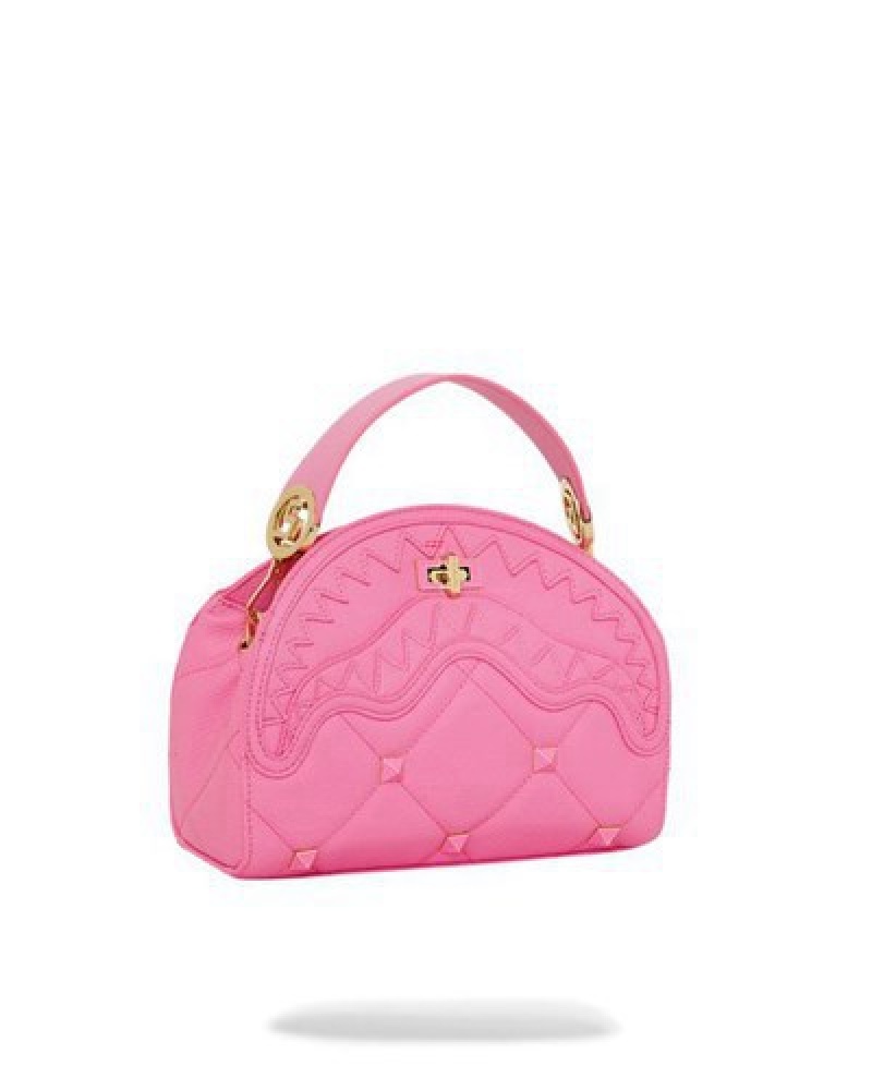 Pink Sprayground Sorbet Stunna Handbag | 80675-RIVC