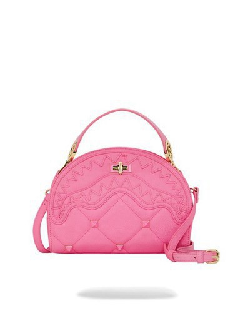 Pink Sprayground Sorbet Stunna Handbag | 80675-RIVC