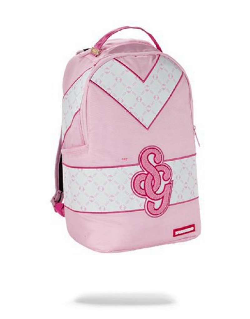 Pink Sprayground Sparbie Backpacks | 53607-FIZW