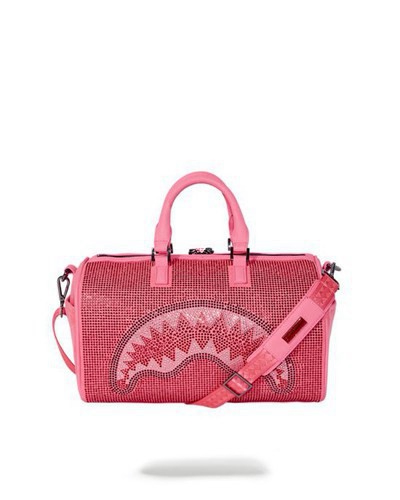 Pink Sprayground Starlet Trinity Mini Duffle Bags | 98321-CRLP