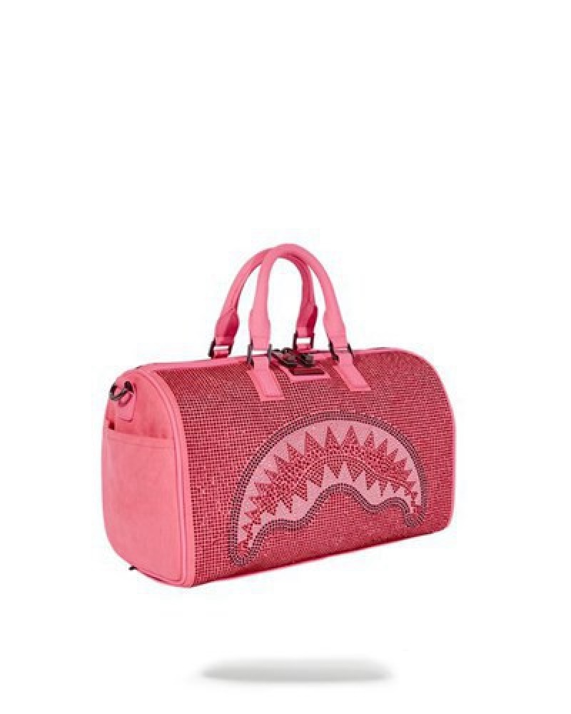 Pink Sprayground Starlet Trinity Mini Duffle Bags | 98321-CRLP