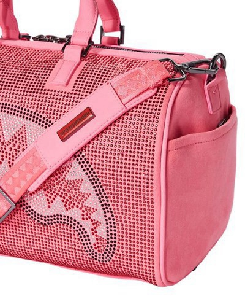 Pink Sprayground Starlet Trinity Mini Duffle Bags | 98321-CRLP