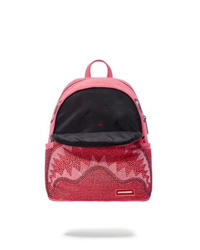 Pink Sprayground Starlet Trinity Savage Backpacks | 37102-KMGU