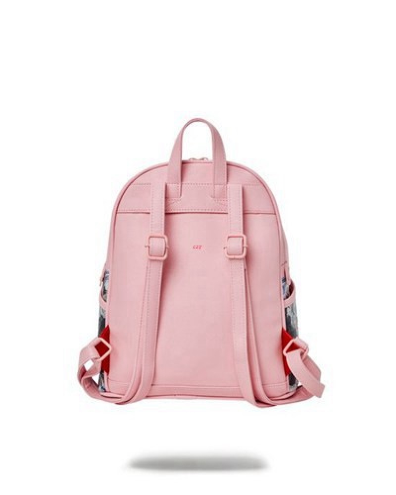 Pink Sprayground The Entrepreneur Savage Backpacks | 07916-NPGY