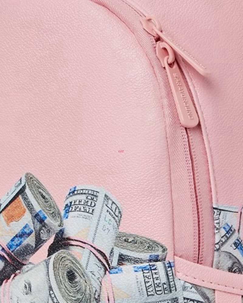 Pink Sprayground The Entrepreneur Savage Backpacks | 07916-NPGY