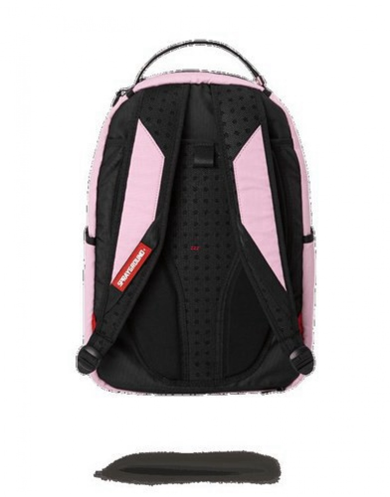 Pink Sprayground Tiger Style Backpacks | 56842-AZDK