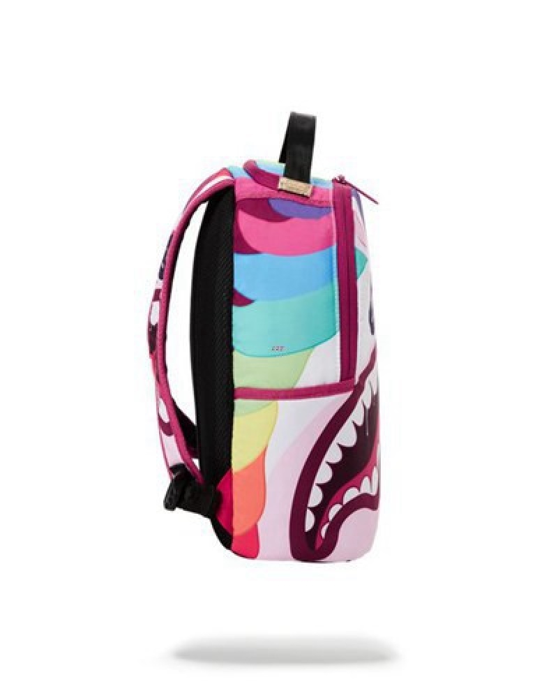 Pink Sprayground UNICORN SHARK MINI Backpacks | 16980-RZDT