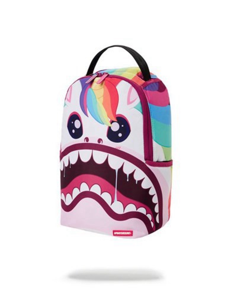 Pink Sprayground UNICORN SHARK MINI Backpacks | 16980-RZDT