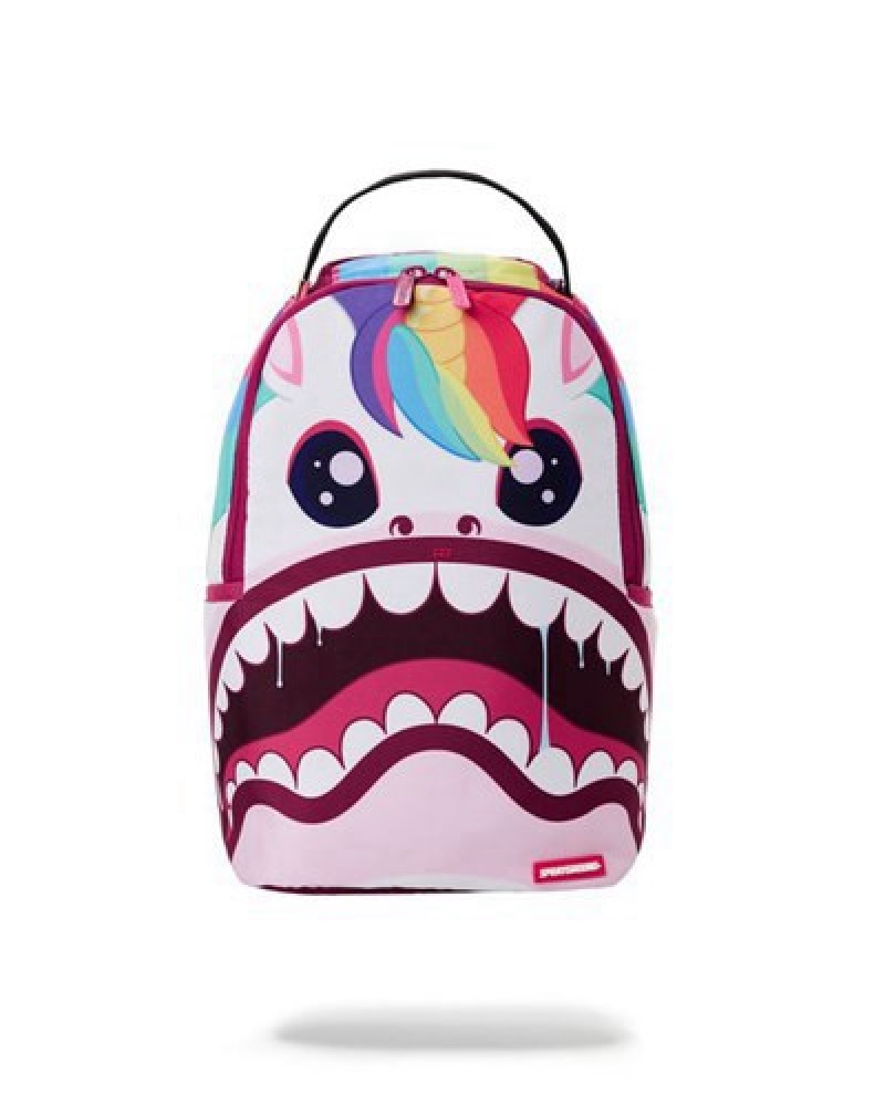 Pink Sprayground UNICORN SHARK MINI Backpacks | 16980-RZDT