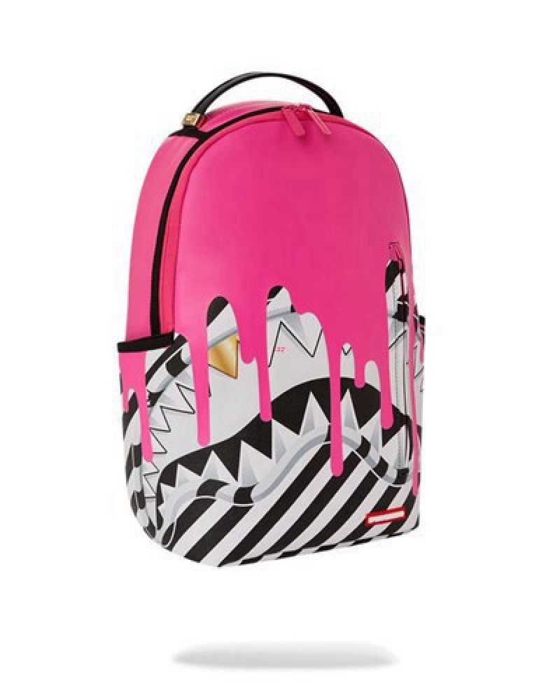 Pink Sprayground Vice Beach (Dlxv) Backpacks | 64079-EXMA