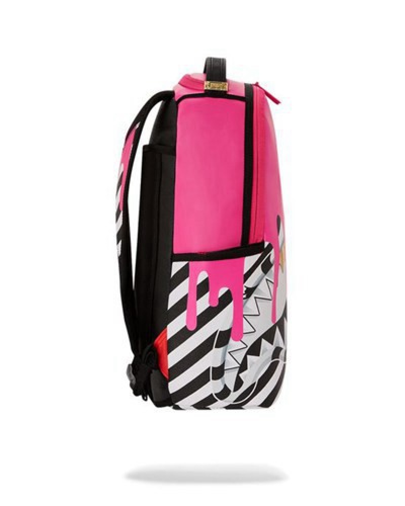 Pink Sprayground Vice Beach (Dlxv) Backpacks | 64079-EXMA