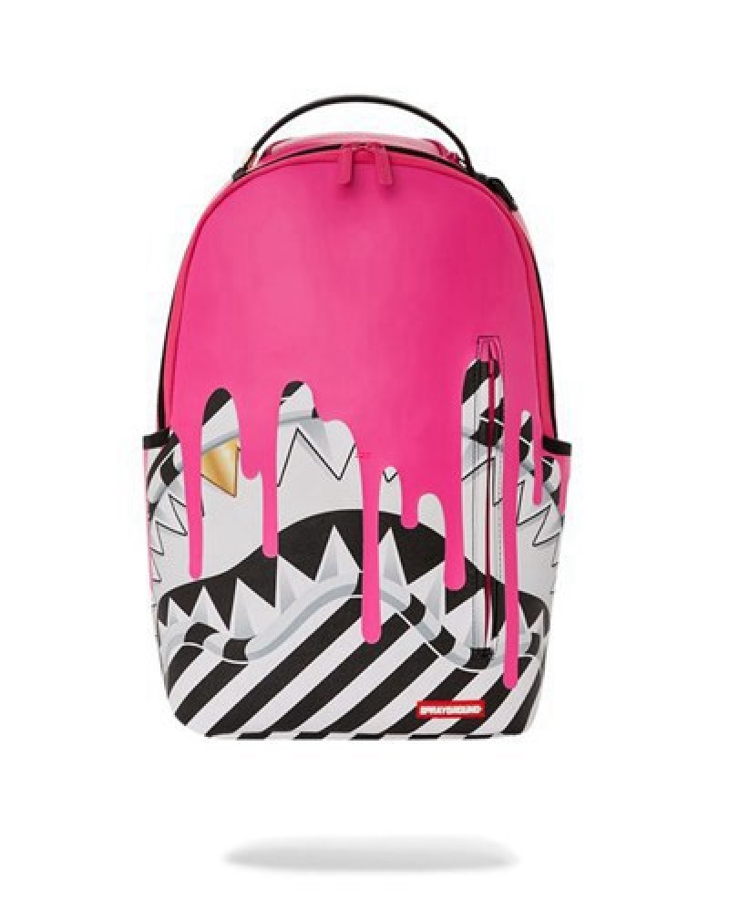 Pink Sprayground Vice Beach (Dlxv) Backpacks | 64079-EXMA