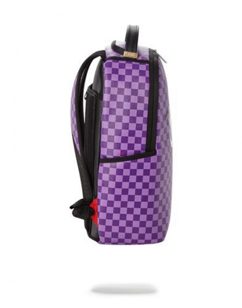 Purple Sprayground Animeyes Dlxv Backpacks | 98516-KVCA