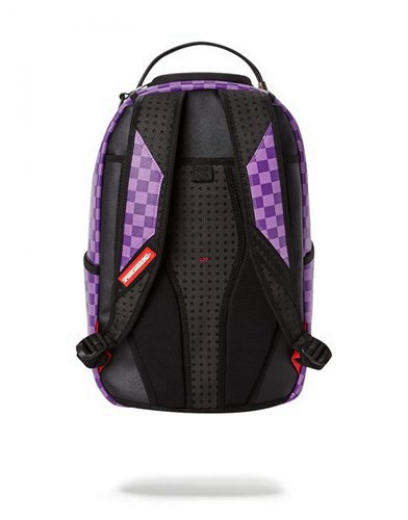 Purple Sprayground Animeyes Dlxv Backpacks | 98516-KVCA