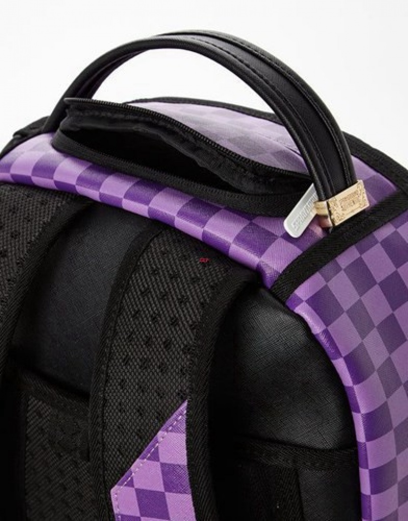 Purple Sprayground Animeyes Dlxv Backpacks | 98516-KVCA