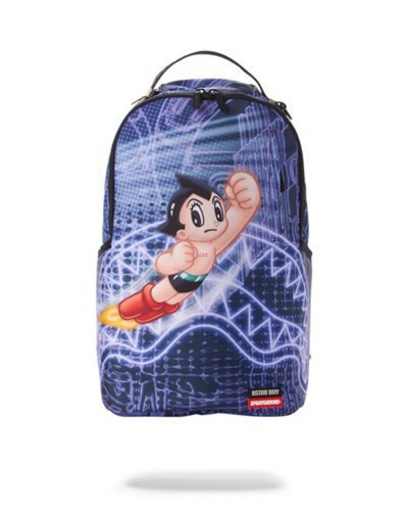 Purple Sprayground Astro Boy: Made Ready Backpacks | 86175-QDHI