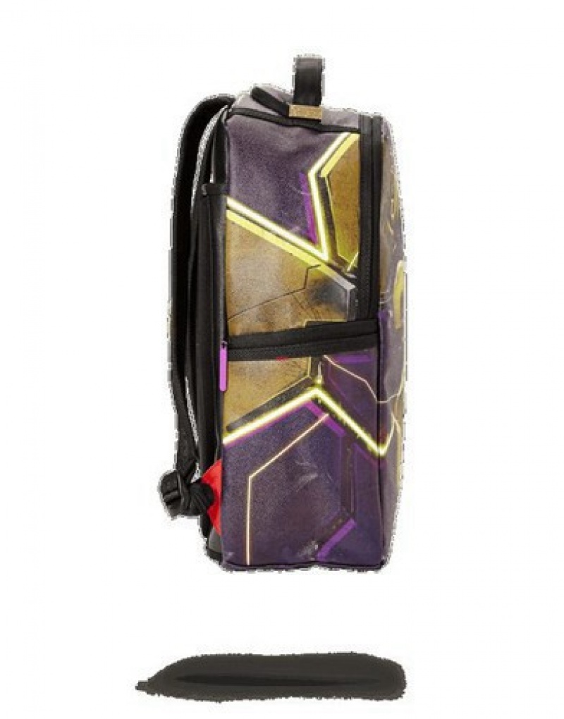 Purple Sprayground Lebron James Cyborg - Nba Lab Backpacks | 70436-KXIL