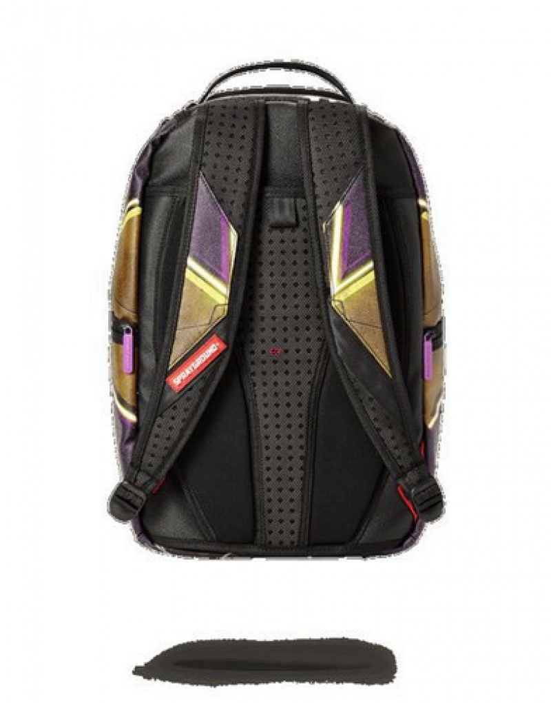 Purple Sprayground Lebron James Cyborg - Nba Lab Backpacks | 70436-KXIL