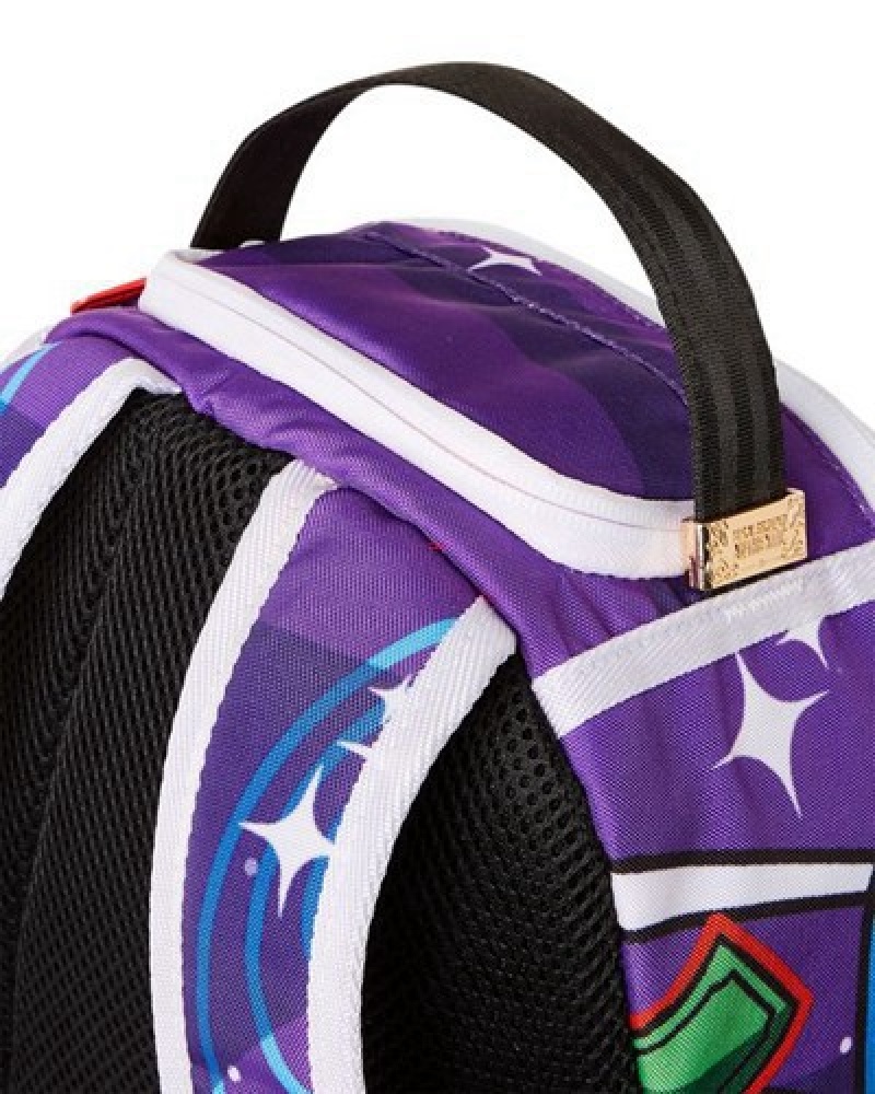 Purple Sprayground Mini Astromane Relax Backpacks | 07425-HQLT