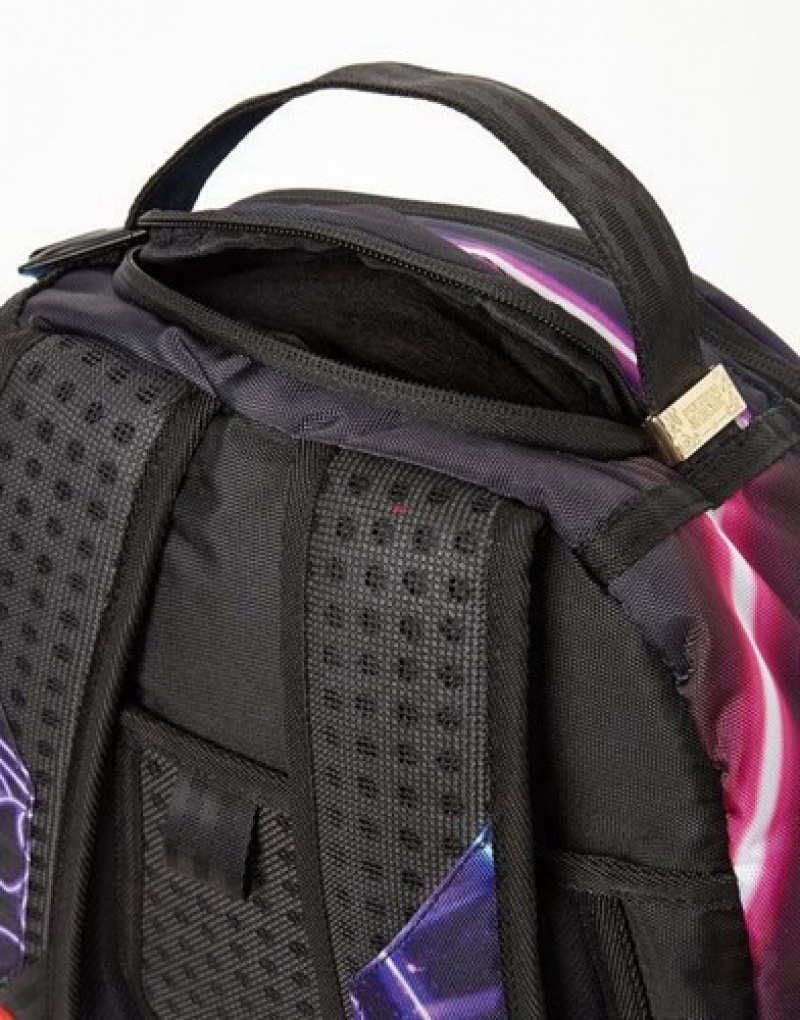 Purple Sprayground Pokemon Mewto Shark Backpacks | 17096-MVUT