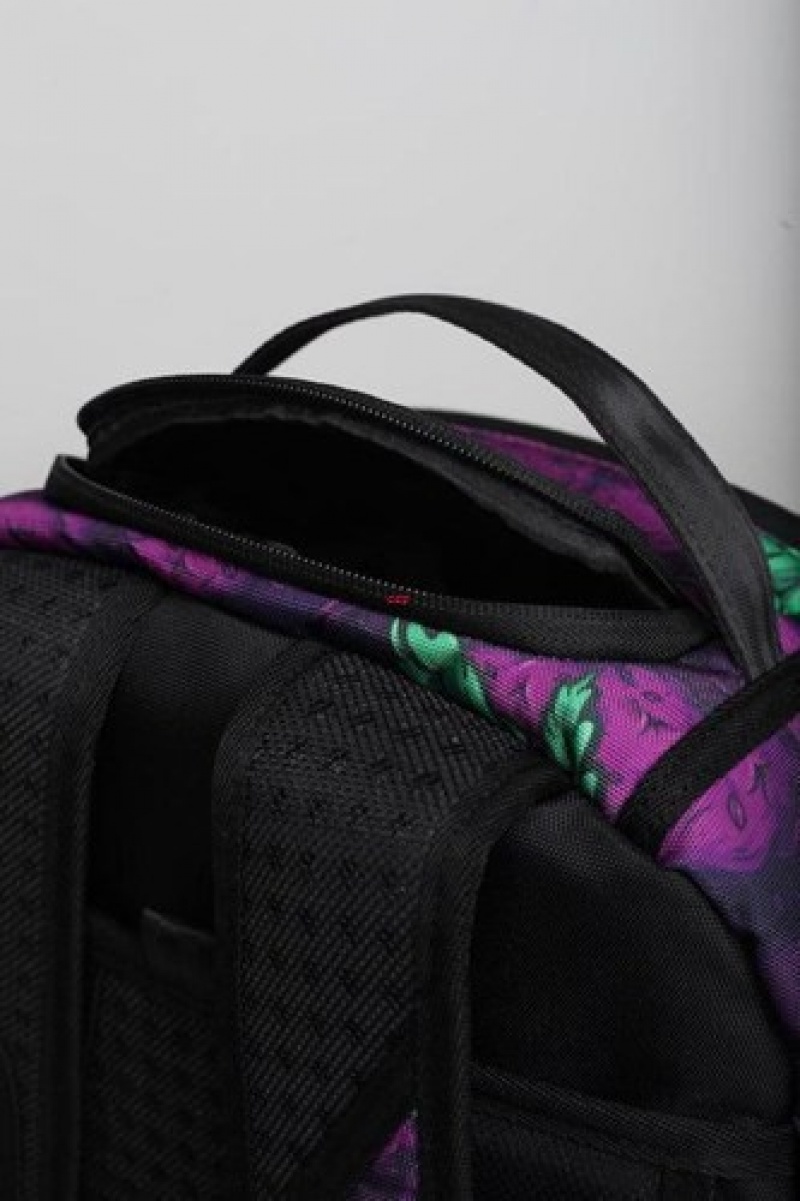 Purple Sprayground Queen Indica Backpacks | 32091-YGHN