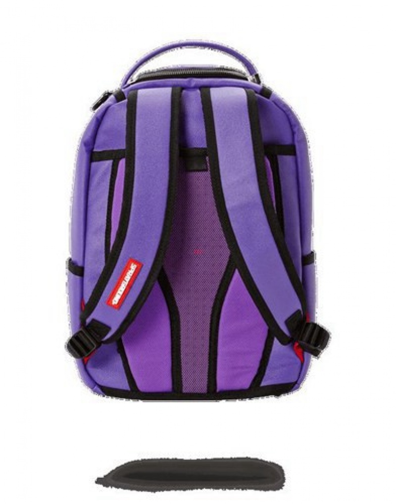 Purple Sprayground Queen Slime Backpacks | 39807-USEG