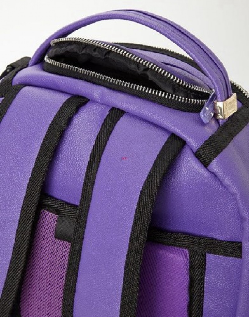 Purple Sprayground Queen Slime Backpacks | 39807-USEG