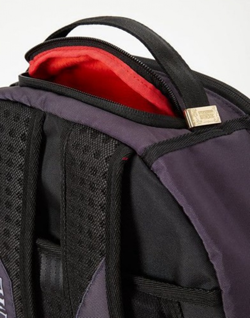 Purple Sprayground Sharks In Paris Polaris Backpacks | 09621-PWUC